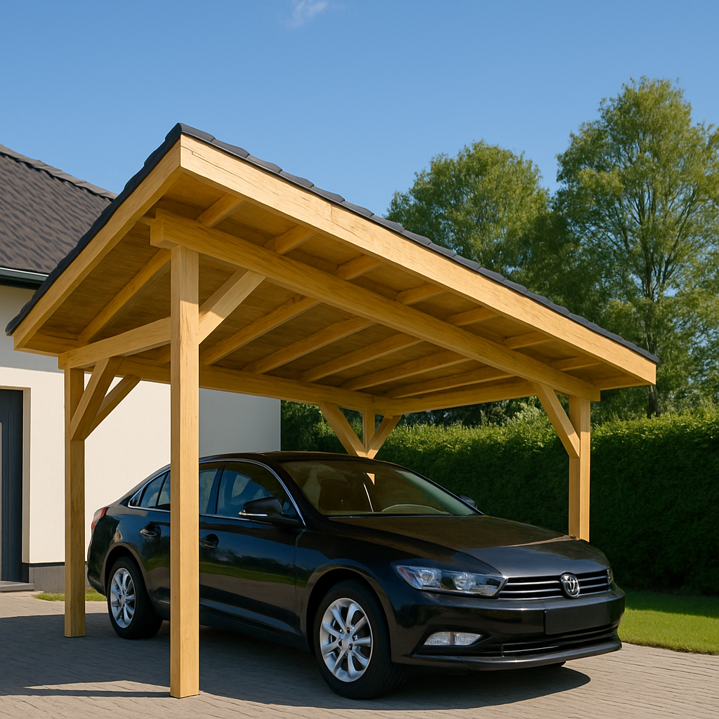 carport bois pente guidecarport